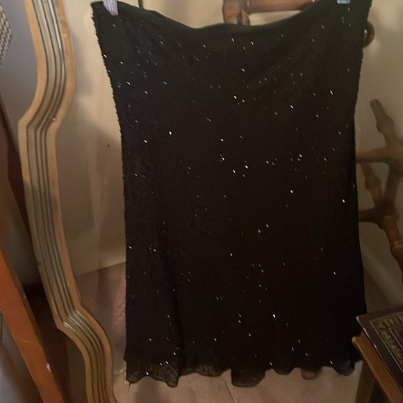 J Laxmi sequin skirt Adrianna Papell sequence blouse - Picture 3 of 4